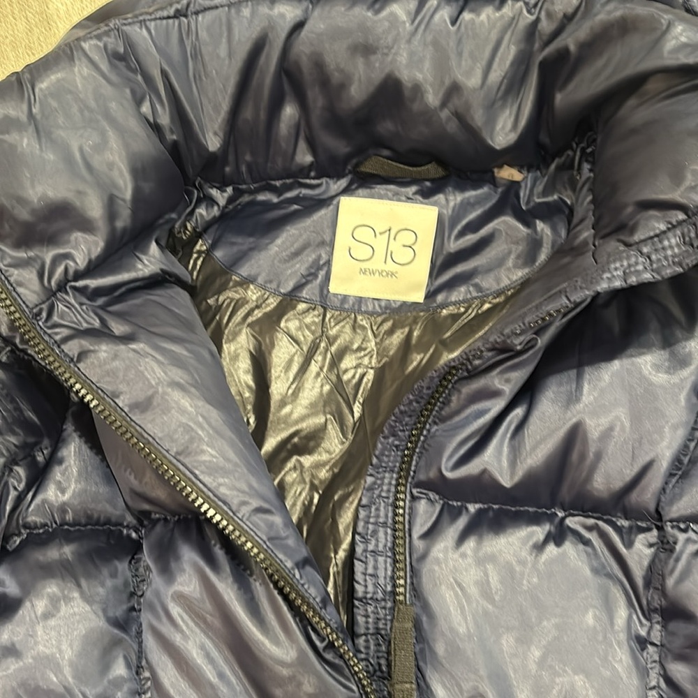 SAM S13 puffer jacket in navy size medium - Picture 3 of 7
